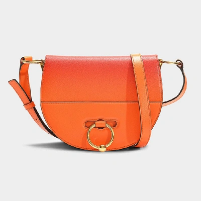 Shop Jw Anderson J.w. Anderson | Latch Bag In Orange Goatskin