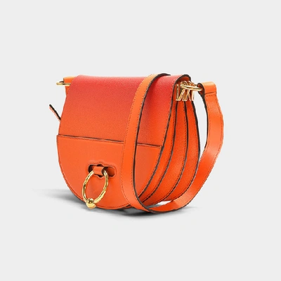 Shop Jw Anderson J.w. Anderson | Latch Bag In Orange Goatskin