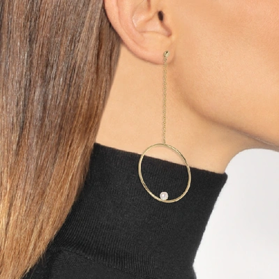 Shop Anissa Kermiche | Rondeur Perlee Chain Mono Earring