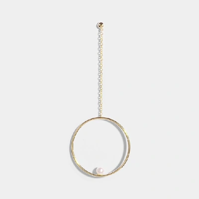 Shop Anissa Kermiche | Rondeur Perlee Chain Mono Earring