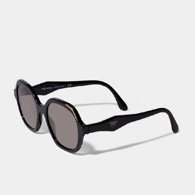 Shop Prada Sunglasses In Black Acetate