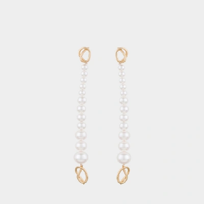 Shop Joanna Laura Constantine | Why Knot Pearl Earrings
