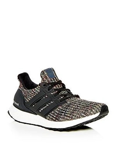 Shop Adidas Originals Men's Ultraboost Knit Lace-up Sneakers In Black