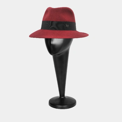 Shop Maison Michel Henrietta Felt 女士毛毡帽子