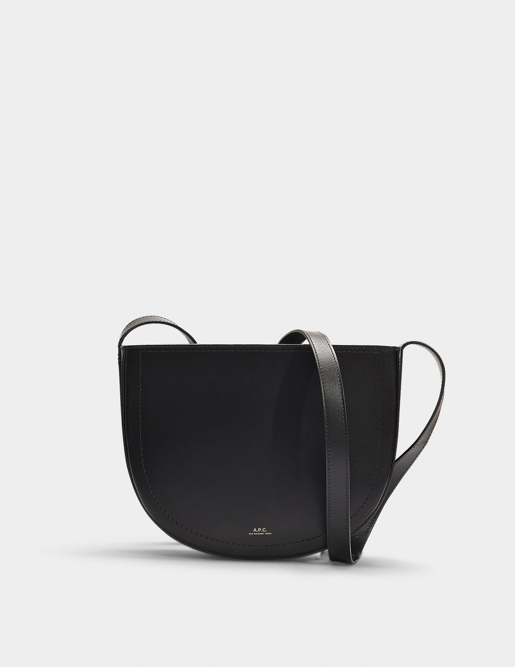 Apc A.p.c. Juliette Bag In Black Calfskin ModeSens