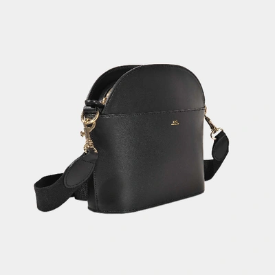 Shop Apc A.p.c. | Gabrielle Bag In Black Calfskin