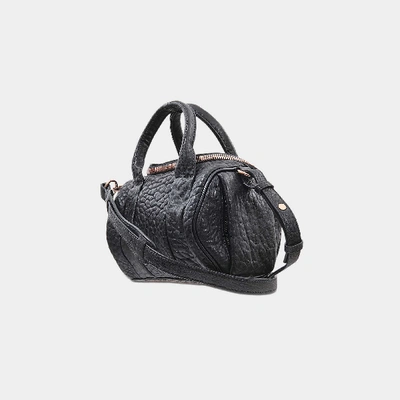 Shop Alexander Wang Mini Rockie Bag In Black