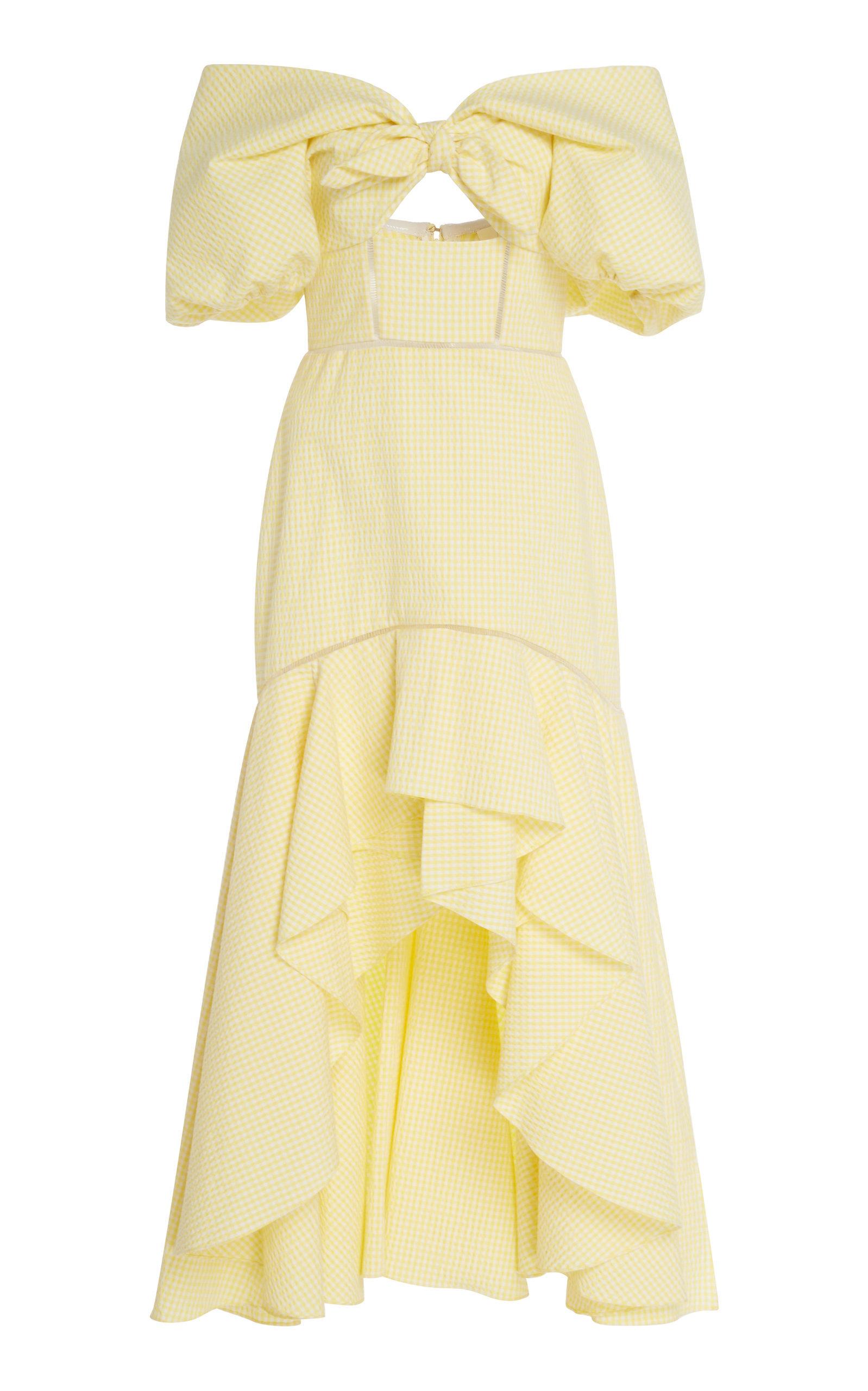 jonathan simkhai yellow dress