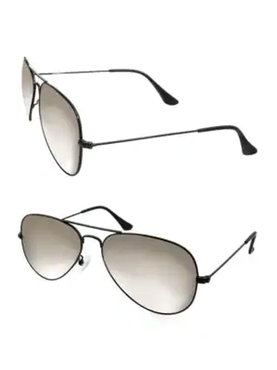 Shop Aqs Oliver 58mm Square Sunglasses In Grey