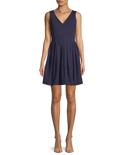 Shop Halston Heritage Pleated Fit In Nocolor