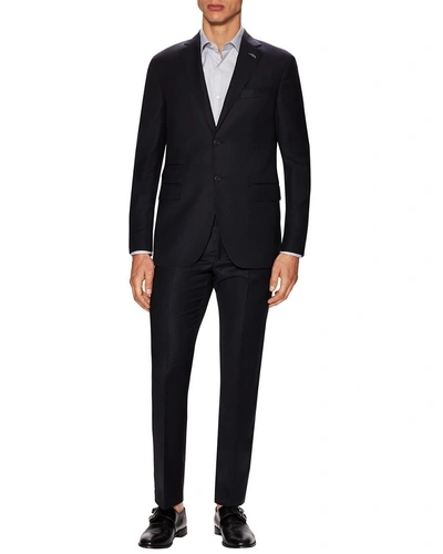 Shop Michael Bastian Gray Label Wool Solid Notch Lapel Suit In Nocolor