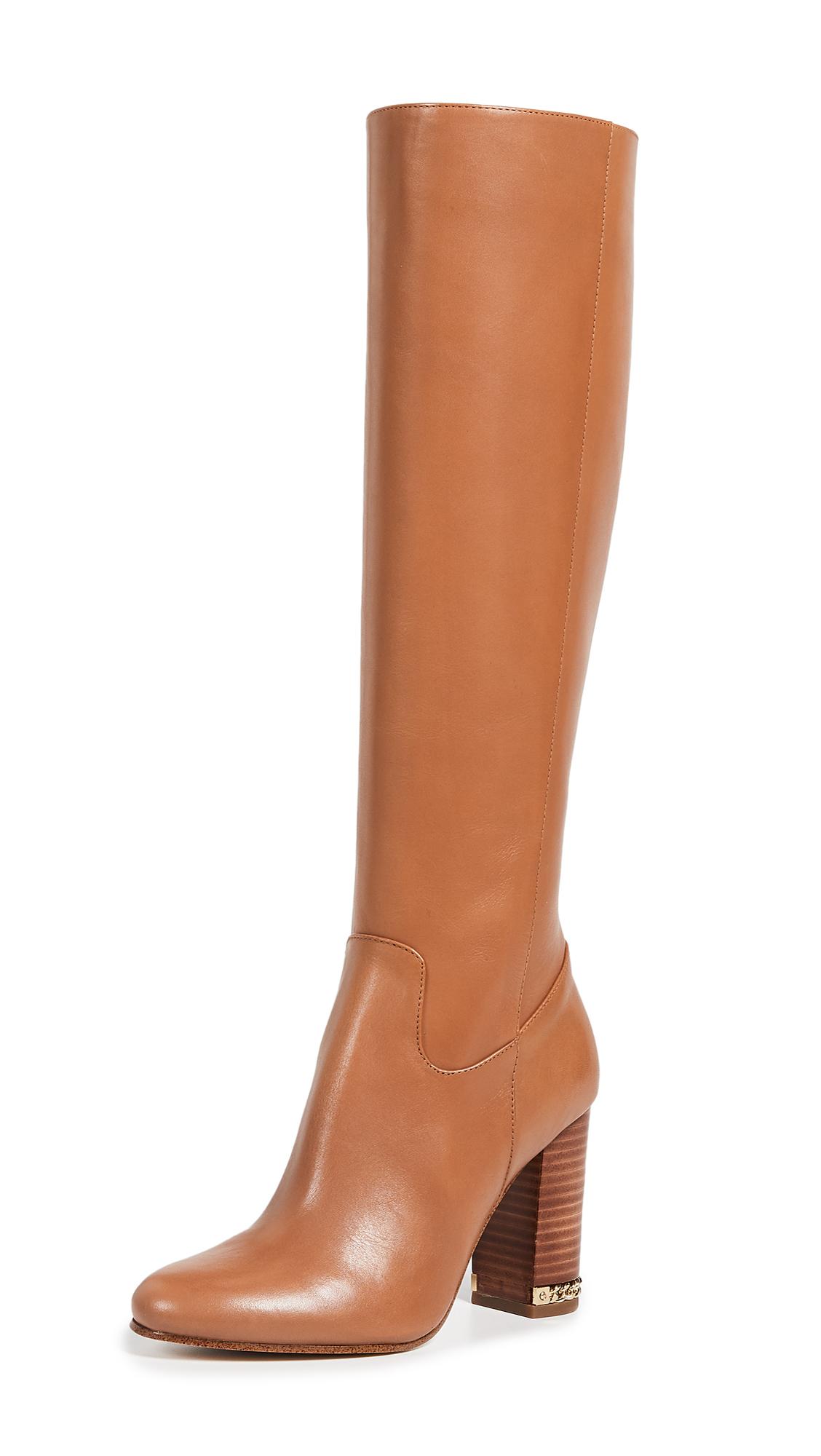 michael kors walker leather boot