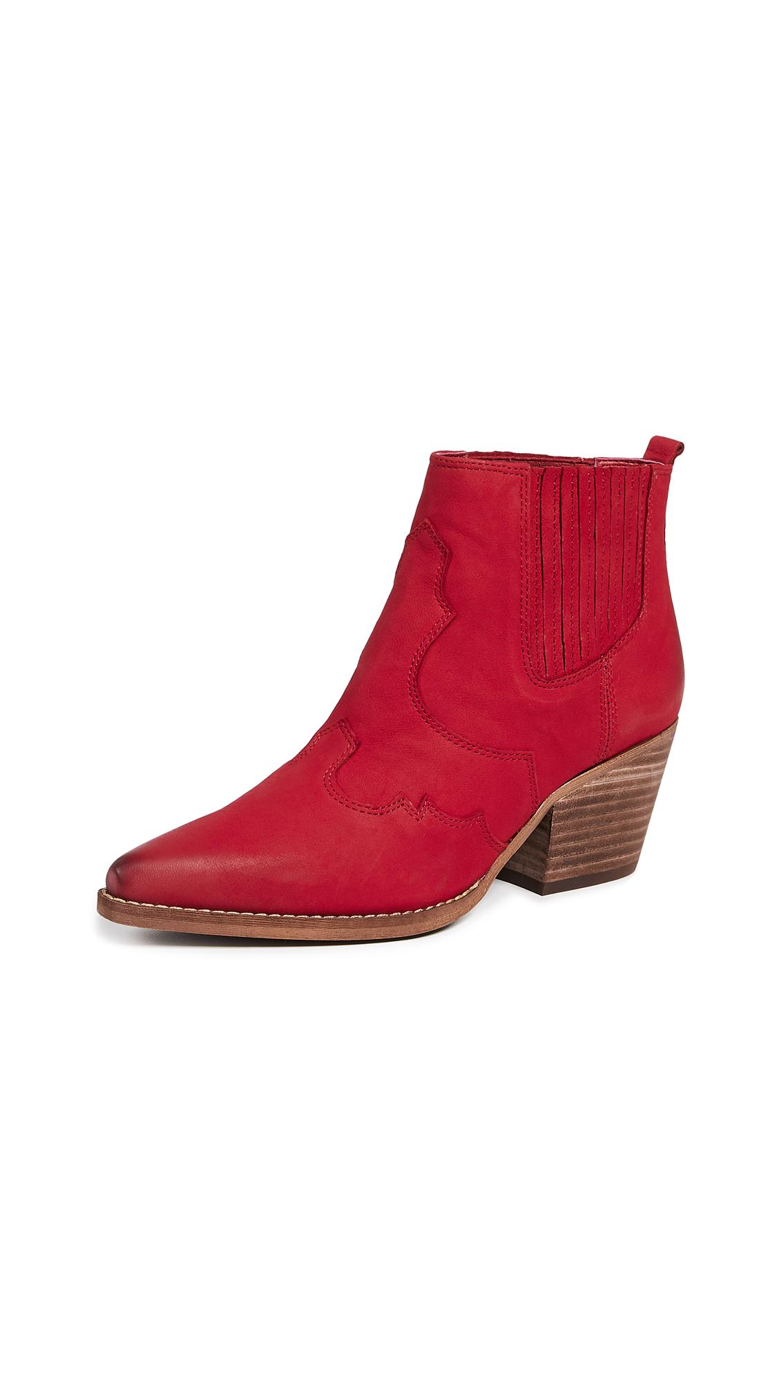 sam edelman winona bootie red