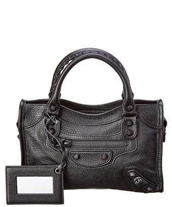 balenciaga mini city all black