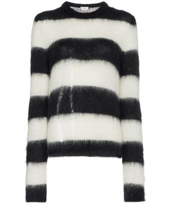 white saint laurent jumper