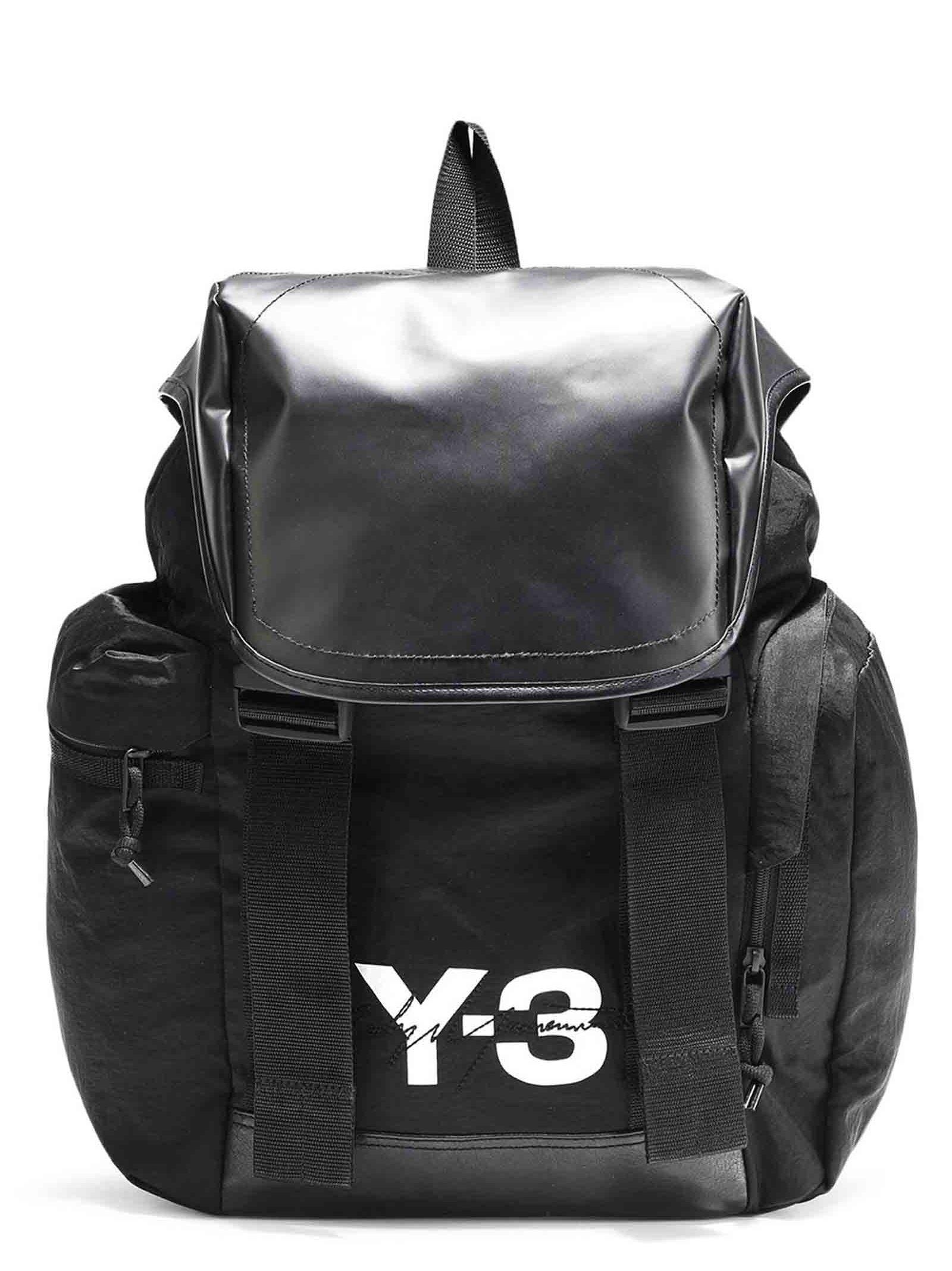 y3 backpack white