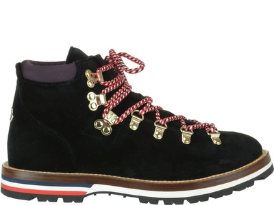 Shop Moncler Blanche Boots In Black/multicolor