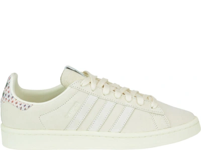 Shop Adidas Originals Campus Pride Sneakers In White/light Pink