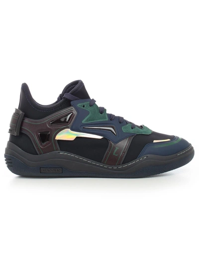 Shop Lanvin Diving Mid-top Sneakers In Basic