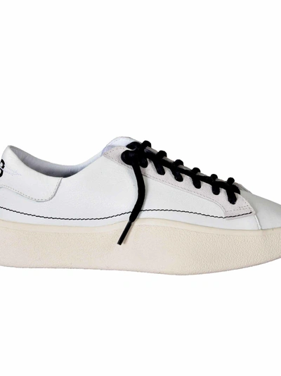 Shop Y-3 Adidas  Tangtsu Sneakers In Ftwwht Cwhite Champa