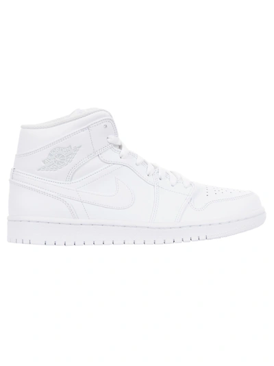 Shop Nike Air Jordan 1 Mid In Bianco