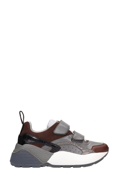 Shop Stella Mccartney Eclypse Sneakers In Brown