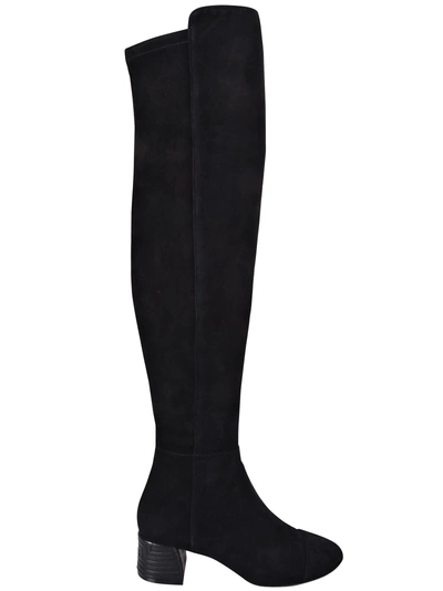Shop Tory Burch Nina Over-the-knee Boots In Perfect Black