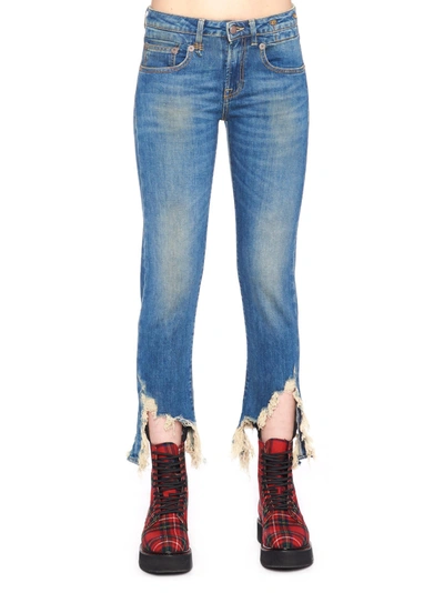 Shop R13 'boy Straight' Jeans In Blue