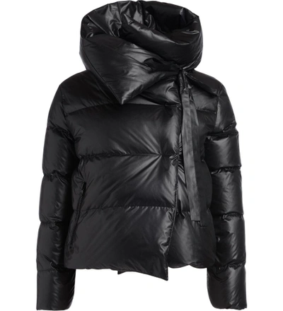 Shop Bacon Clothing Bacon Puffa Black Down Jacket. In Nero