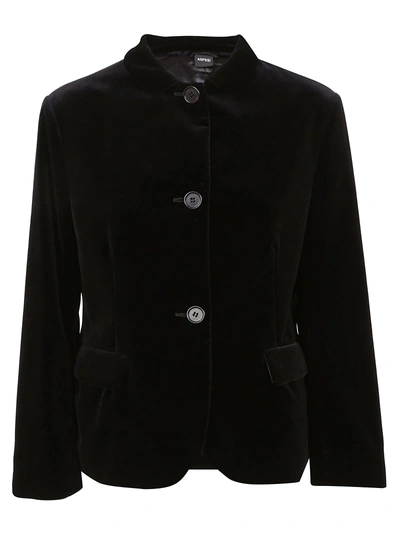 Shop Aspesi Cotton Jacket In Black