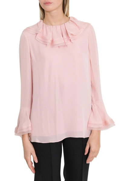 Shop Tory Burch Gabby Blouse In Rosa