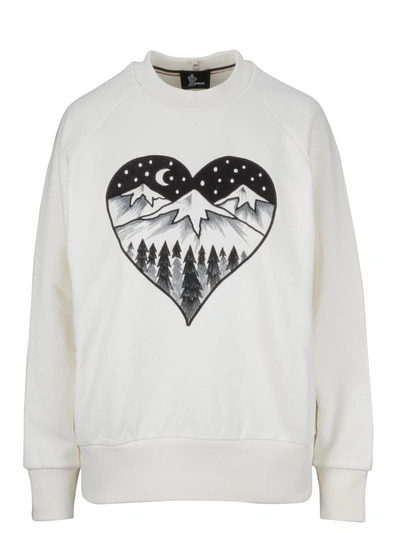 Shop Moncler Apres Ski Embroidered Sweater In 034