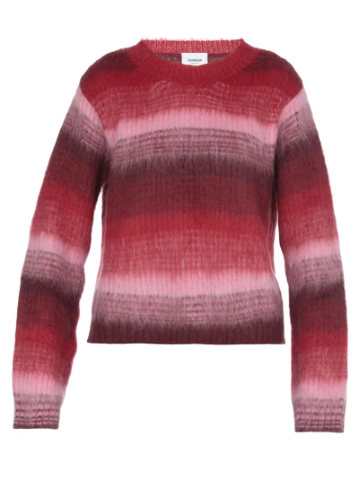 Shop Dondup Striped Sweater In Red