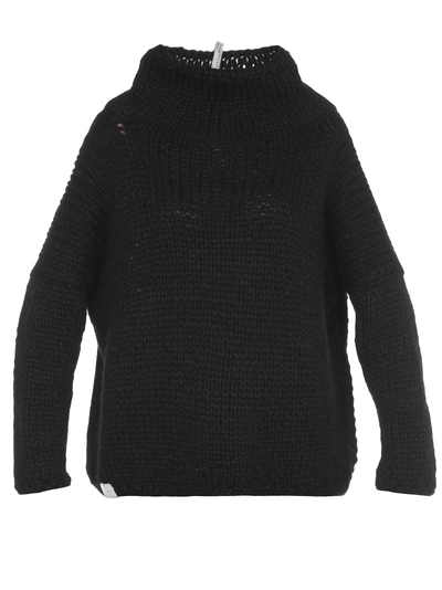 Shop Album Di Famiglia Wool Sweater In Black