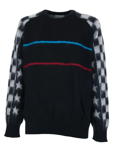 Shop Facetasm Bmx Mohair Sweater In Nero