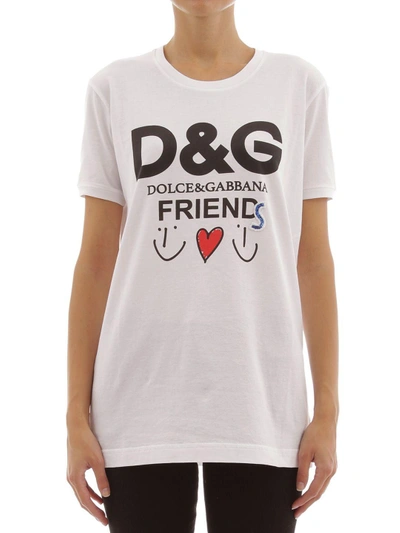 Shop Dolce & Gabbana White T-shirt Friends