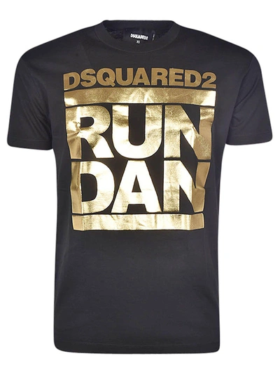 Dsquared2 Run Dan T-shirt In Black | ModeSens