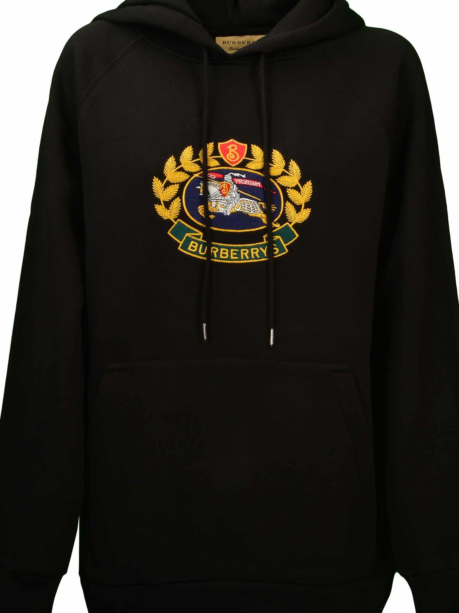 burberry archive logo hoodie