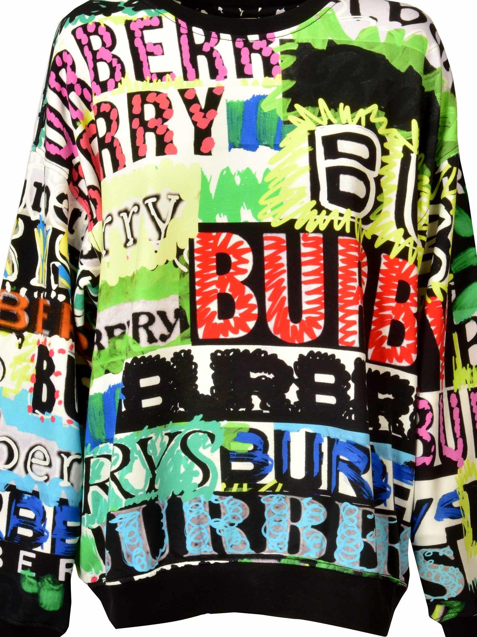 burberry graffiti sweatshirt