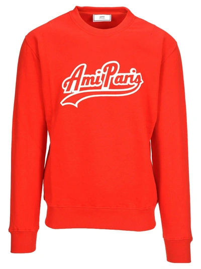 Shop Ami Alexandre Mattiussi Ami Ami Paris In Red