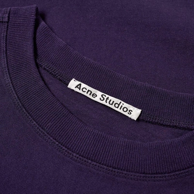 Shop Acne Studios Jaxon Tee In Purple