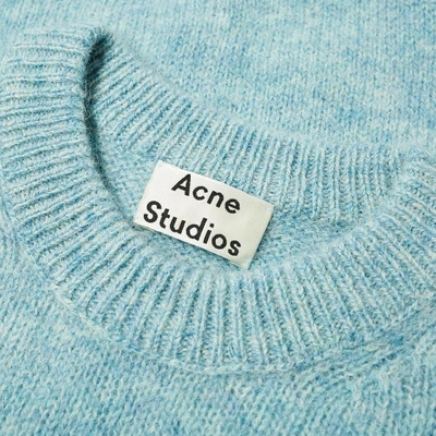 Shop Acne Studios Kai Shetland Crew Knit In Blue