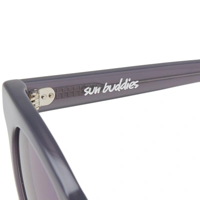 Shop Sun Buddies Edie Sunglasses In Grey