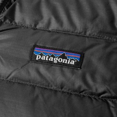 Shop Patagonia Down Sweater Hooded Pullover In Grey