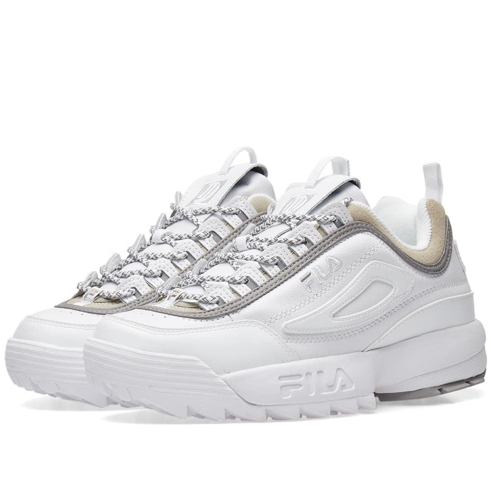 fila disruptor core white