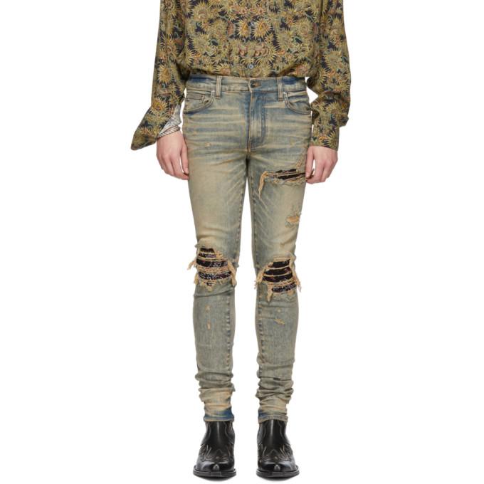 mike amiri jeans red bandana