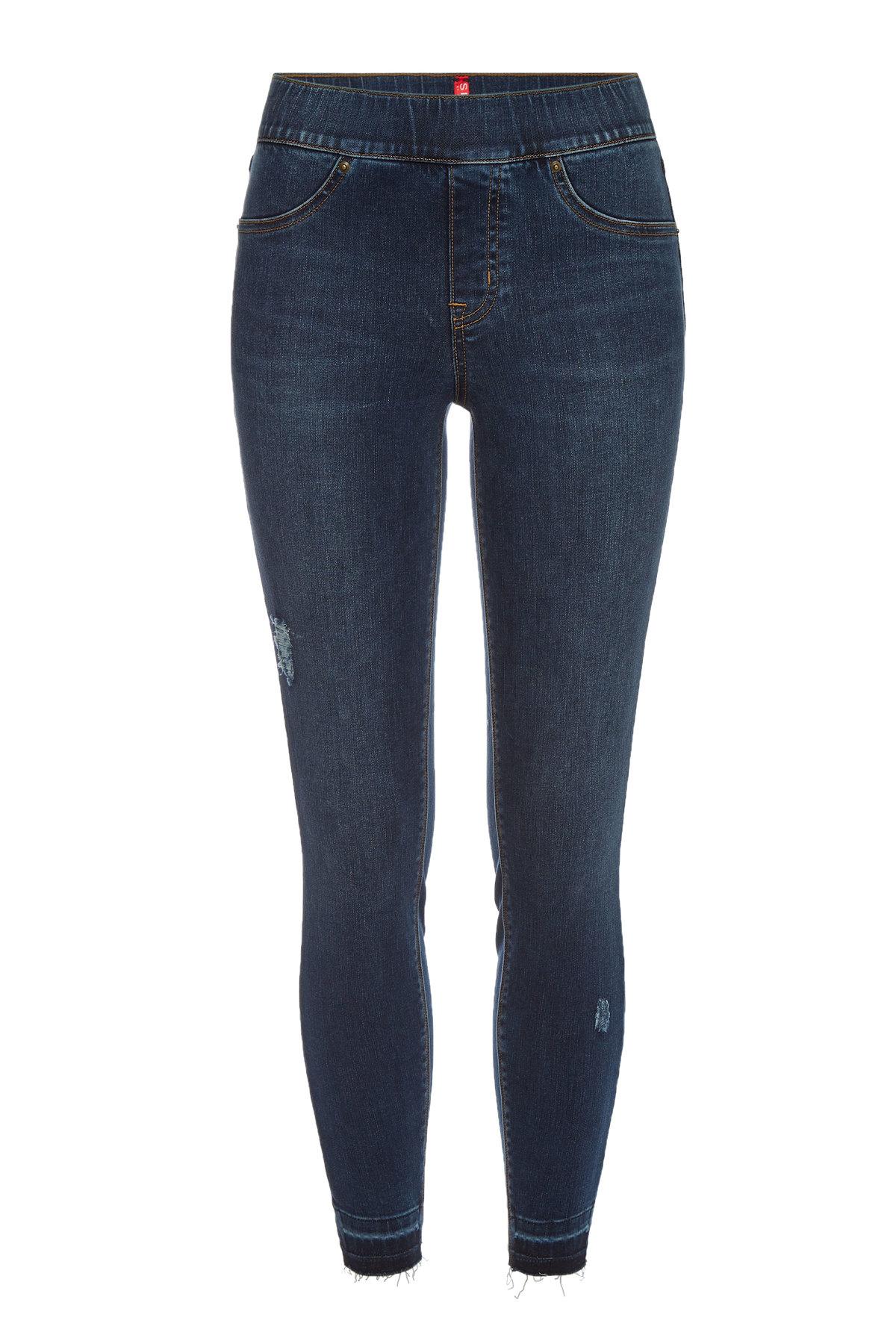 spanx distressed denim leggings reviews