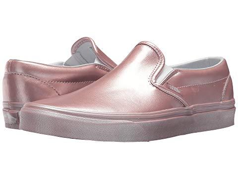 rose gold vans slip on