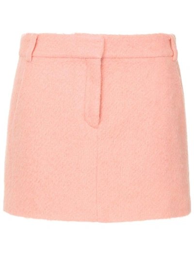 Shop Tibi Luxe Mini Skirt - Pink