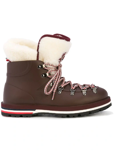 Shop Moncler Inaya Winter Boots - Brown